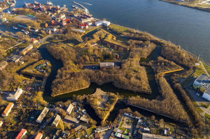 Балтийская крепость с высоты птичьего полёта. Фото: Центр современной истории / Денис Ульянкин